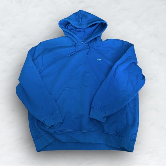Nike Grey Tag Retro Y2K Pullover Hoodie - Picture 1 of 3